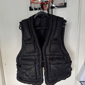 Black Puffer Vest